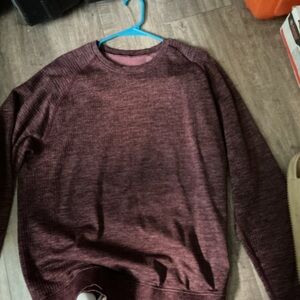lululemon athletica Men's Burgundy Crewneck Sweater